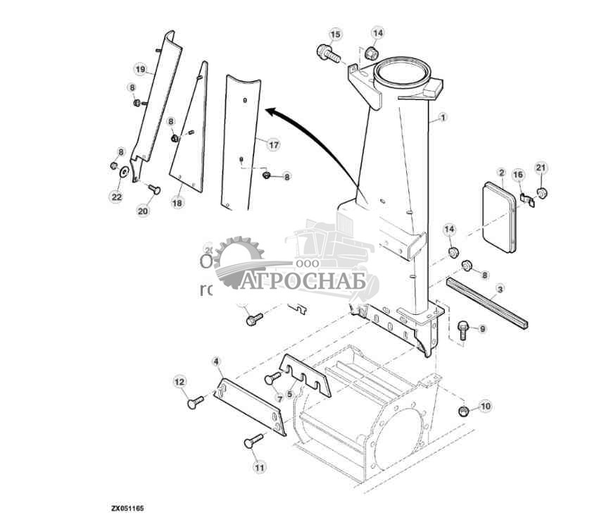 DISCHARGE CHANNEL (FAN) 